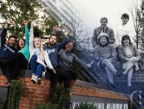 Photoweave image ODU then and now