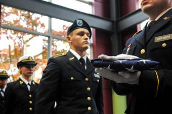 Veterans Day 2014 - Flag Presentation